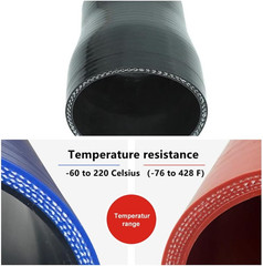 Straight Silicone Coupler Hose 2-1/2 In/2.5 In/63Mm ID – 3 in Leg Length for Int