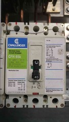 Challenger PM4 600A 480V 3 Phase Distribution Panelboard 250A 100A 3P Breakers