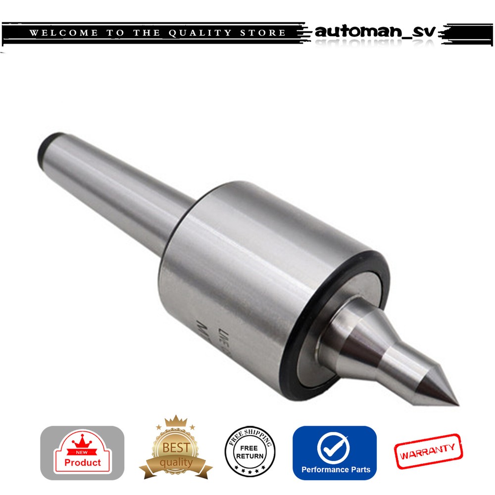 MT2 Live Center For Morse Taper Precision 0.000197” CNC Long Spindle Lathe Tool