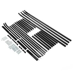 4 Pack Black Cargo Shipping Container Shelving Shelf Brackets Universal Fitment
