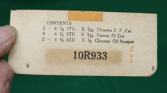 NOS Minneapolis Moline U, KTA, MTA, GTC, CE, CU Piston Rings – 2 Pistons 10R933