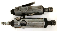 LOT OF 2 CENTRAL PNEUMATIC 1/4 AIR DIE GRINDER MAX ROTATING SPEED 22,000 RPM