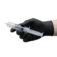 [1000 Pieces] Black Nitrile 4 Mil Gloves Powder Free, Latex Free Size: Large