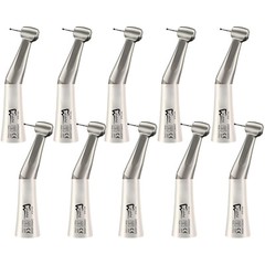 10Packs Dental Slow Low Speed Handpiece 1:1 Contra Angle Push Button E-Type US