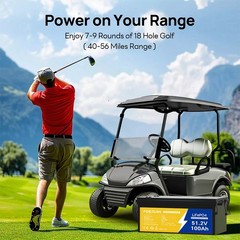 48V 100Ah LiFePO4 Lithium Battery BMS Deep Cycles for RV Solar Boat Golf Cart