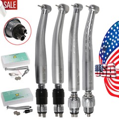 Dental Handpiece High Speed Turbine with 4 Hole quick Coupler Fit NSK/KaV CI