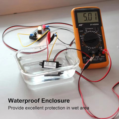 DC-DC 12V To 5V Converter Step Down Module USB Output Power Adapter