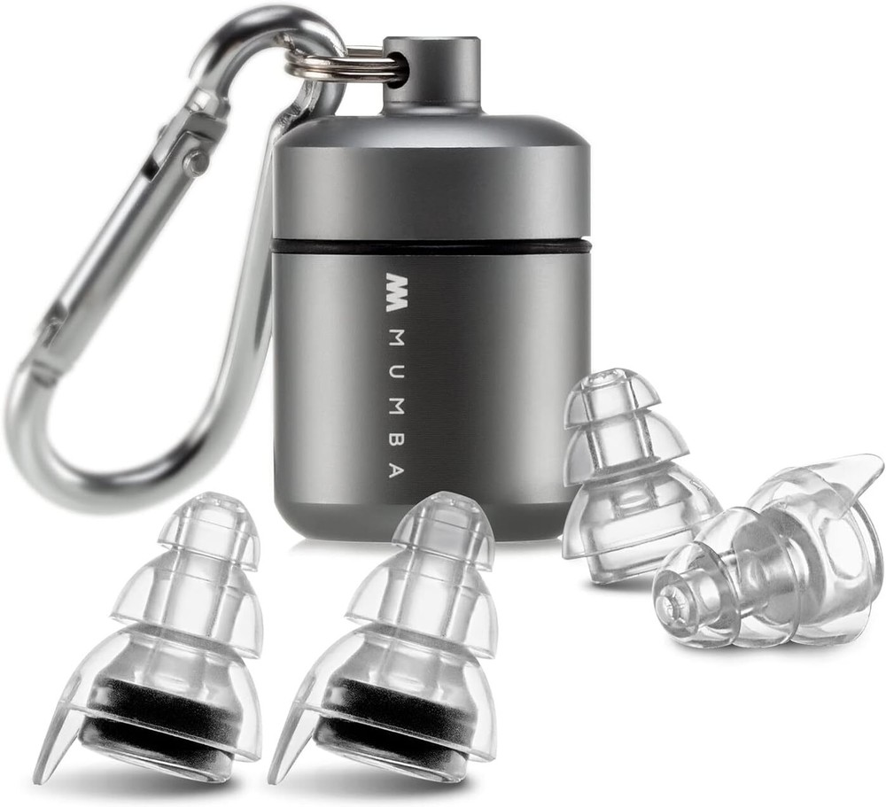 Reusable High Fidelity Ear Plugs, 24dB Advanced Filtering Tech Ear Protection US