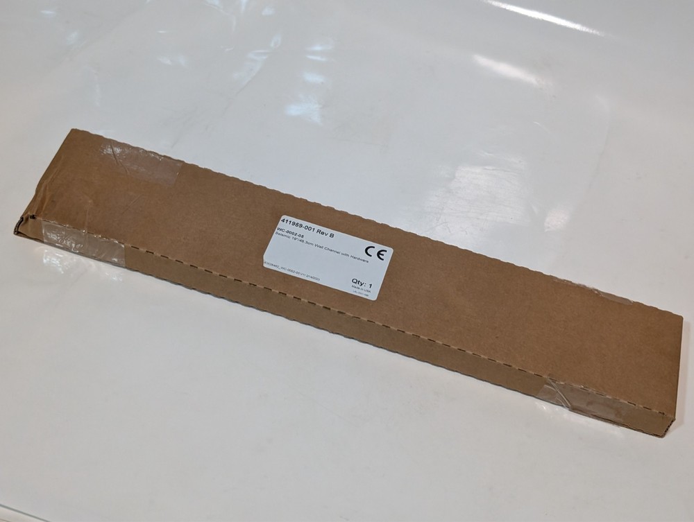 GCX WC-0002-05 seismic 19in wall channel with hardware 411959-001 Rev B as shown