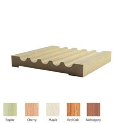 EWCA49 Fluted 5-1/8″ Casing Trim Moulding, 3/4″ x 5-1/8″