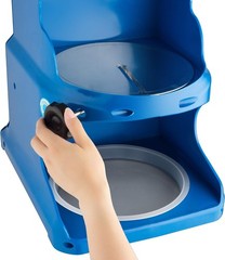 Snow Cone Machine – Electric Block Ice Shaver and Snow Cone Maker with Adjustabl