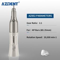 Joydental Dental Low Slow Speed Handpiece Contra Angle Straight Air Motor 2 Hole