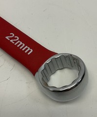 Wiha Softgrip 22 mm Combination Wrench, 12-Point, 10 Inches Long