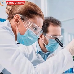 Euxor Eye Safety Goggles 2 Pack – Anti-Fog, Shatterproof & Large, Clear