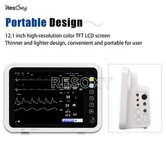 Multi-Parameter Patient Vital Signs Monitor ECG/NIBP/TEMP/RESP/SPO2/PR