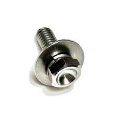 M6 x 18mm Gr5 Titanium Bolt w/free spinning washer & split ring 3000GT (Qty. 20)