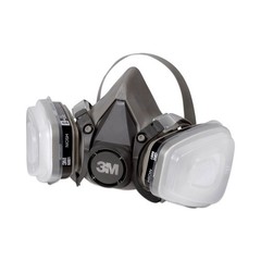 3M 6211PA1A Half Facepiece Paint Spray/Pesticide Respirator – Medium New