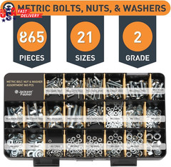 2251 Piece Hardware Assortment Kit with Screws, Nuts, Bolts & Washers (3 Trays)…