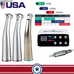 Dental Brushless LED Electric Micro Motor/1:1 1:5 Contra Angle Handpiece UPS