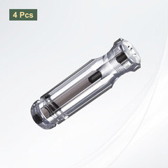 4pcs Pre-Drilled Blank Screwdriver Tool Handles 5.3mm Hole 90mm Length PVC Plast
