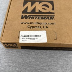 Multiquip F10400 Finish Blade, 6″ x 18″ for 46″ and 48″ Diameter Rotors (4qty)