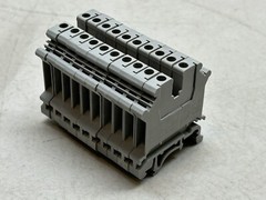 PHOENIX CONTACT UK5N WIRE TERMINAL BLOCKS GRAY / GREY LOT OF 10