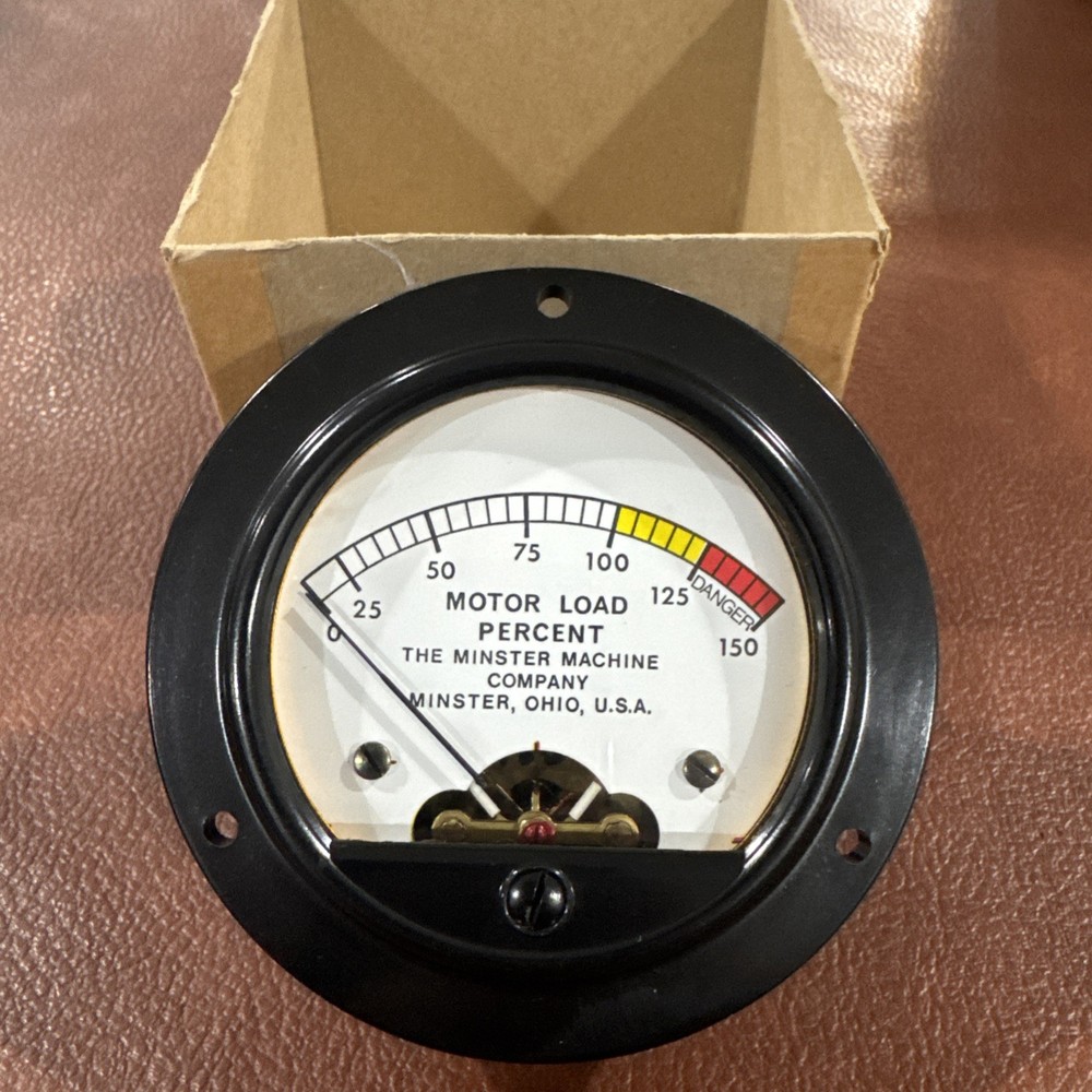 Simpson / EIL HY/584 60233 Motor Load Percent Meter 0-150 Steam Punk Gauge