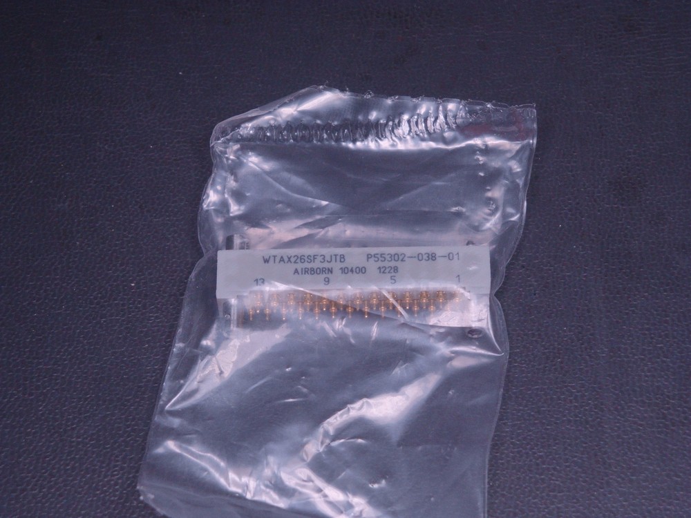 WTAX26SF3JTB Airborn Mil-C-55302 Connector 26 Pos Socket P55302-038-01 NOS