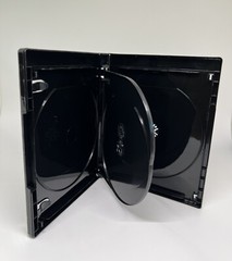 2 PCS NEW 15mm 4K ULTRA HD BLACK 3-DISC CASE, BOOKLET CLIPS, PS3-15MM UHD