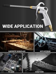 Heavy Duty Air Blow Gun Nozzle Gun, Blower for Compressor with…