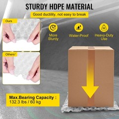 984ft x 16″ Air Cushion Machine Film Bubble Pillow Packaging Padding Roll 2 Pack