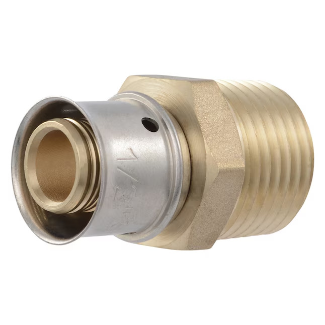 SharkBite 1/2-in PEX Press x 1/2-in MNPT Brass Male Adapter