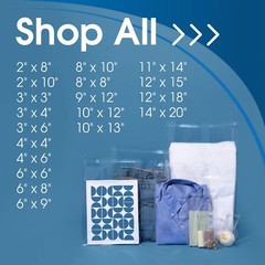 10″ X 12″ Resealable Cello Poly Bags 100 Count for Packaging Clothes