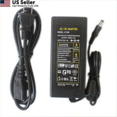 JOYLIT 12V 5A Power Supply Adapter 60W, AC 100-240V Convert to DC 12