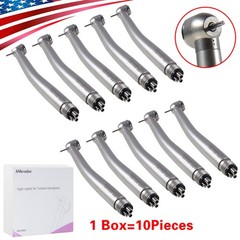 NSK PANA MAX Style Dental High Speed Handpiece Push Button 4Hole Clean Head BURR