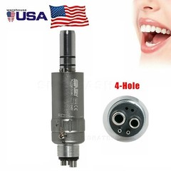 Dental Slow Low Speed E-type Air Motor Micromotor 4 Hole Contra Angle Handpiece