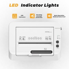 QUIETLEMON 150-Sheet Auto Feed Paper Shredder Micro Cut P-5 For Office Home US