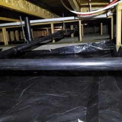 Farm Plastic Supply – Black Crawl Space Vapor Barrier – 6 mil