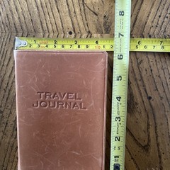 Vintage Cole Haan Leather Travel Journal 1996 Pocket Diary United States Maps