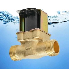 DC12V 1/2″ Normally Closed Brass Valve Electric Solenoid For Water 0.02-0.8Mpa