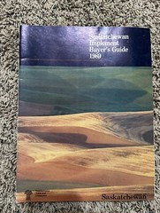 1989 Saskatchewan Implement Buyer’s Guide Brochure Catalog