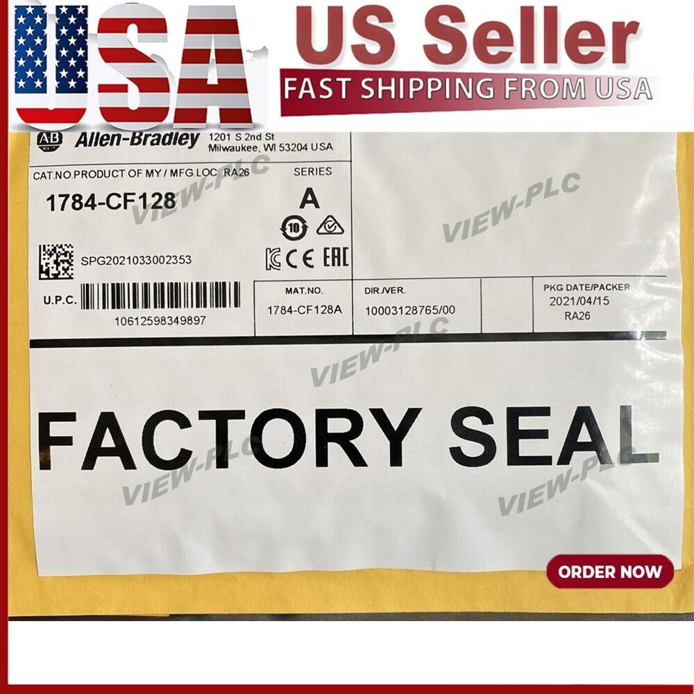 NEW Factory Sealed Allen Bradley 1784-CF128 Compact Flash Memory Card 1784CF128