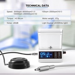 NSK Style Dental DC Brushless Motor Vector Control /1:5 1:4.2 1:1 LED Handpiece