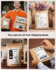 MUNBYN 4×6 Direct Thermal Printer Label, Shipping Labels Compatible with