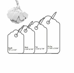 1000Pc Blank White Merchandise Price Tags w/ String Jewelry Retail Strung