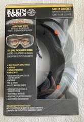 Klein Tools Safety Goggles Over The Glasses OTG Unisex One Size Adjustable Vents