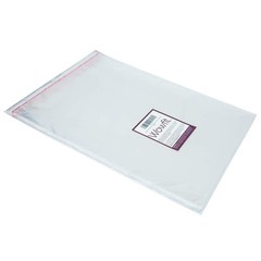 100 Count 12×16 Inch Clear Cellophane Plastic Bags, Resealable Self-Sealing C…
