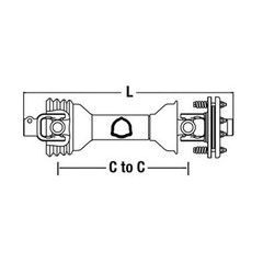 Driveline 50034236 fits Bush Hog 286 SQ840