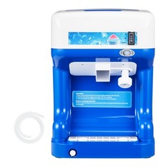 Commercial Ice Shaver 286LBS/H Electric Snow Cone Maker Ice Crusher Blue