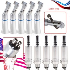 1-5 Yabangbang Dental Slow Speed Handpiece Contra Angle / Air Motor 4Hole Attach